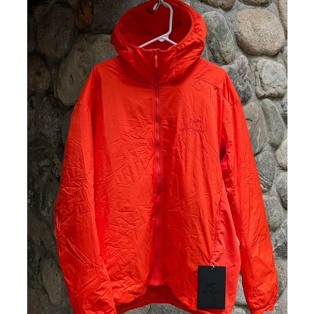 NWT Arc'teryx Atom Hoody Men's XXL Solaris Orange Insulated Midlayer Jacket